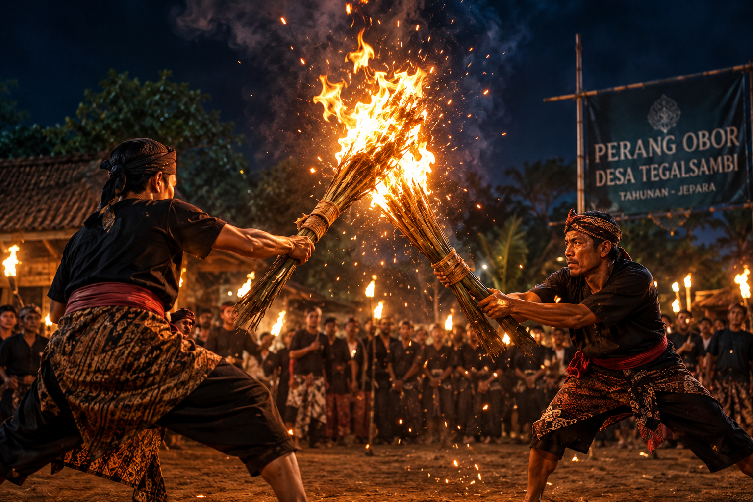Perang Obor Tegalsambi: Kisah Tradisi yang Terus Menyala