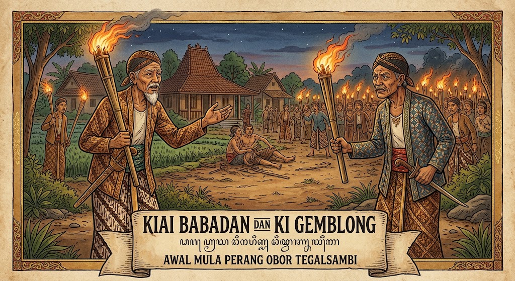 Kiai Babadan dan Ki Gemblong: Awal Mula Perang Obor Tegalsambi