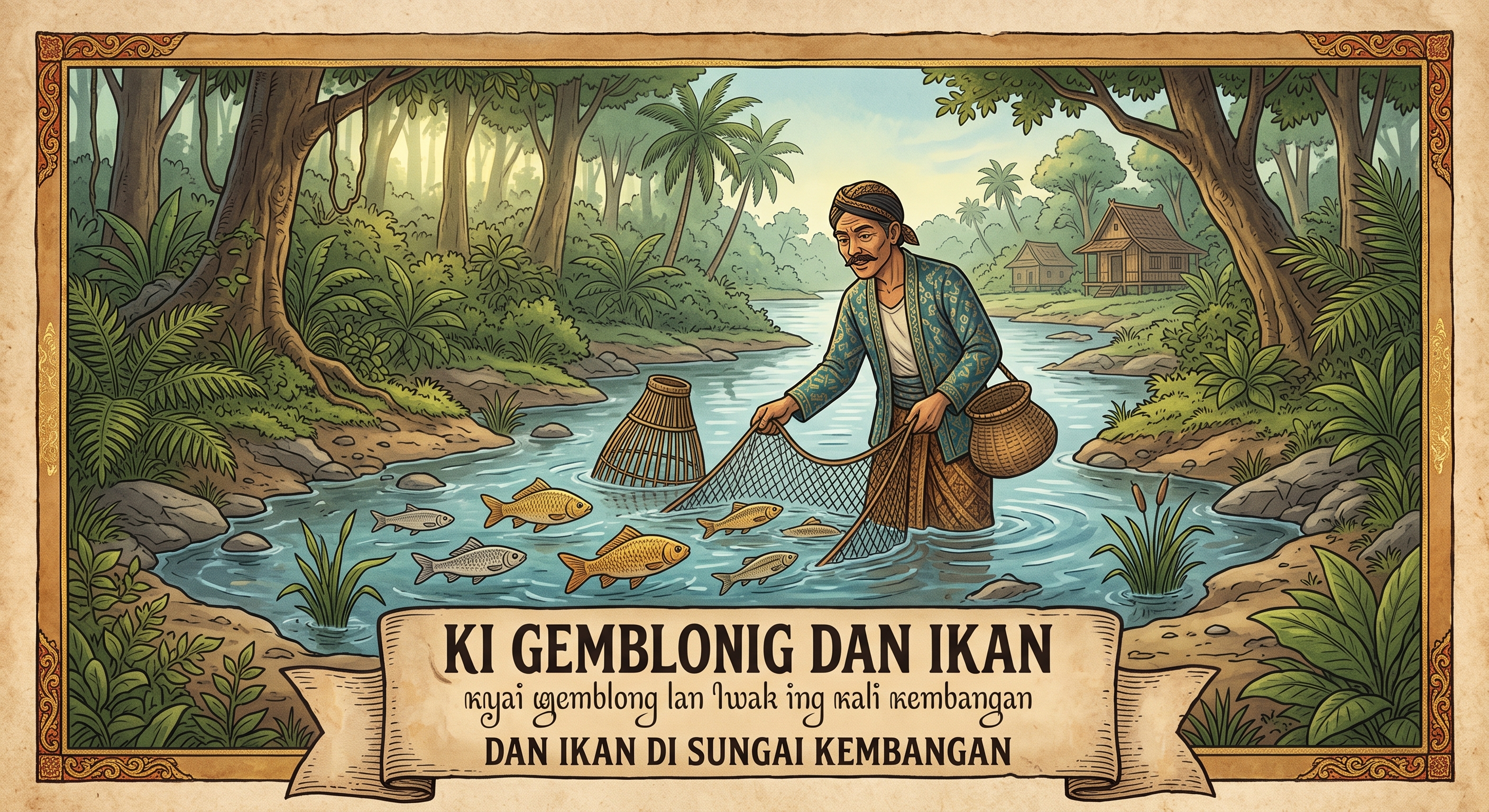 Ki Gemblong dan Ikan di Sungai Kembangan